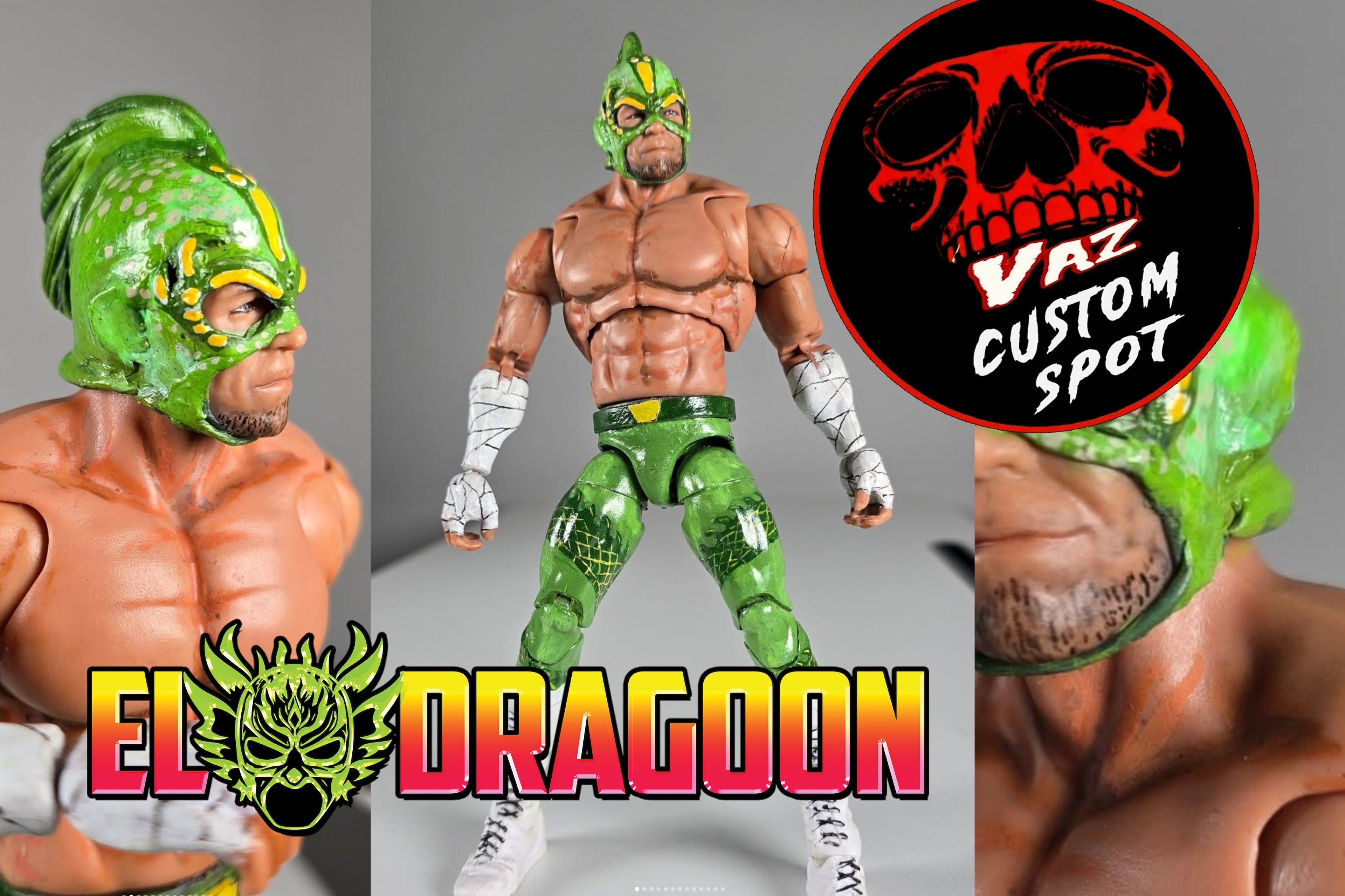 VAZ PIC CUSTOMS Bring El-Dragoon to Life with Custom Action Figure